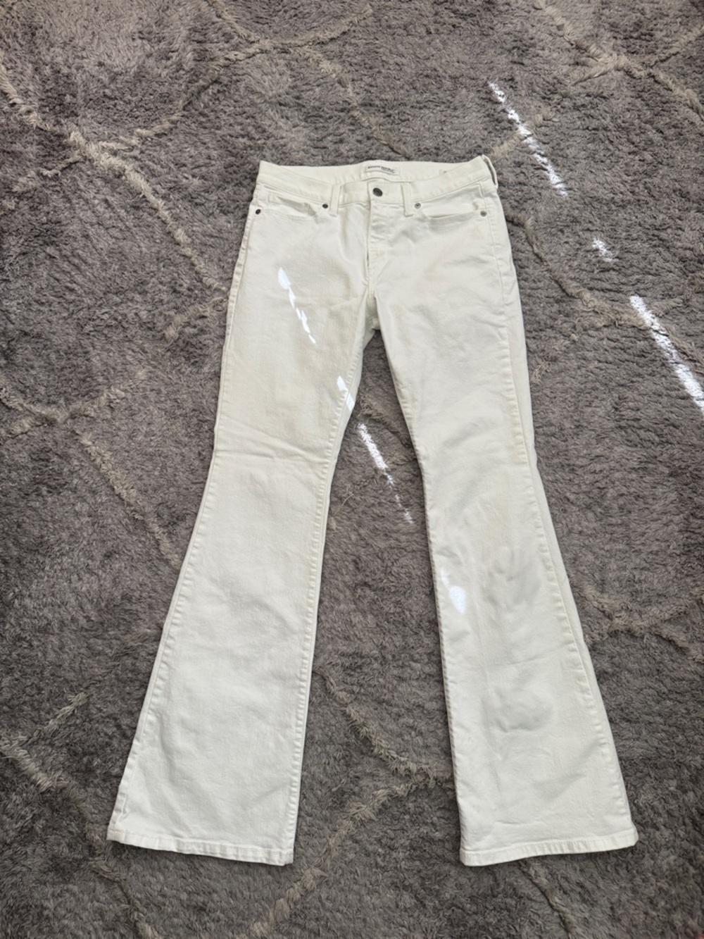 Banana Republic White Flare Jeans